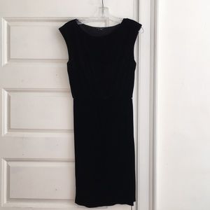 Theory Black Velvet Dress